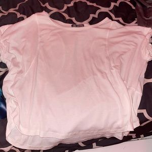 Plain white dressy top